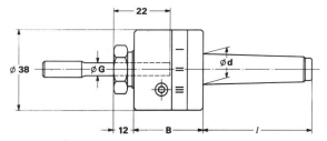 Morse taper- Floating reamer holder
