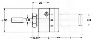 Zylindrische Reibahlen - Pendelhalter Type 2