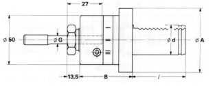 Reibahlen – Pendelhalter VDI 3425 Type Flex 2