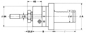 Reibahlen – Pendelhalter VDI 3425 Type Flex 4