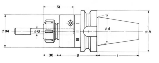 BT - Floating reamer holder Type ESX 32