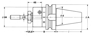 BT - Floating reamer holder Type Flex 4