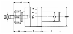 PAFIX mit Spannzangen Typ ESX 20 (ER 20) - Zylindrisch