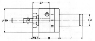 Reibahlen Pendelhalter Zylindrisch Ø 1“x50 Flex 2